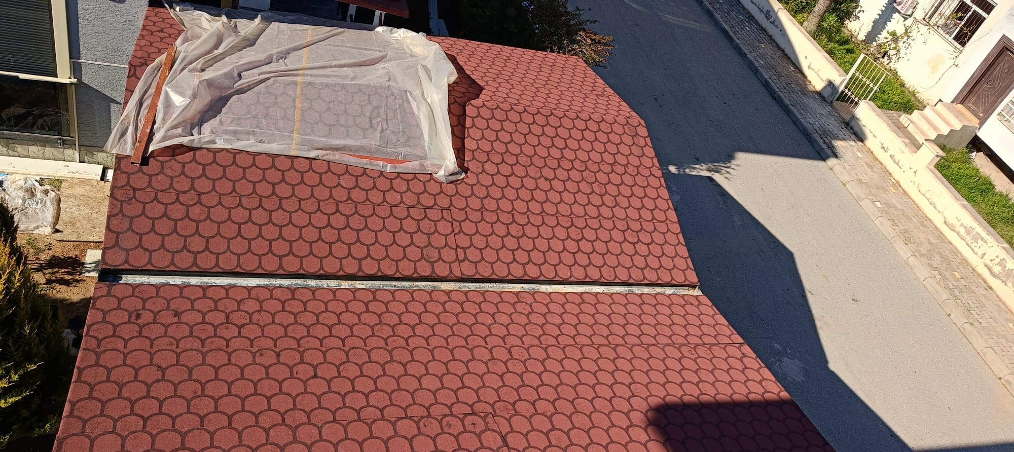 Antalya şıngıl meblan kaplama çatı